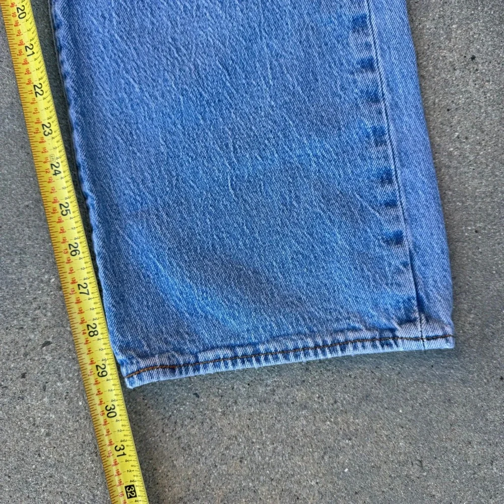 Levi's 501 Premium Original Fit Light Wash Straight Leg Jeans Men 36x32